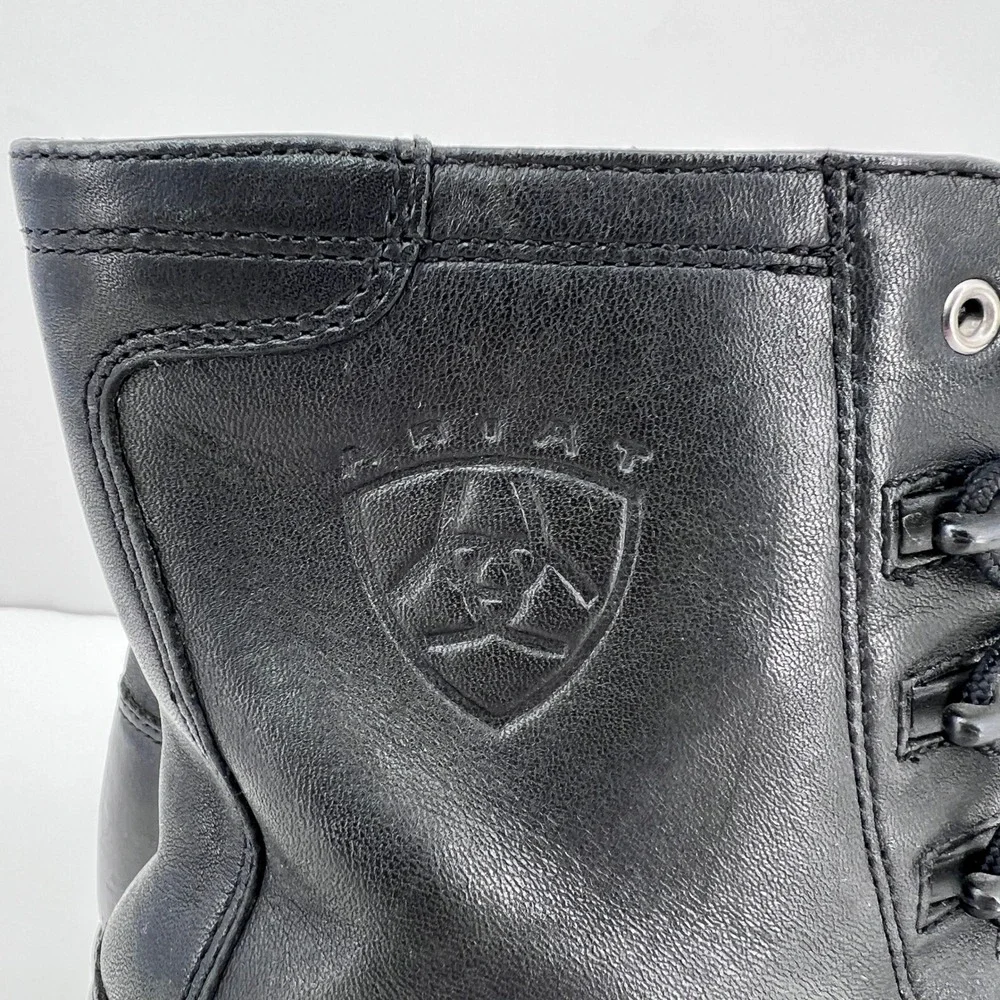 Ariat Heritage Lacer Boots Lace Up Ropers Kiltie Leather Western Womens 11 - Picture 3 of 9